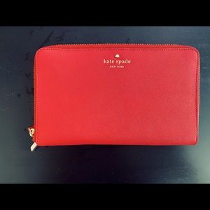 Red Kate Spade wallet